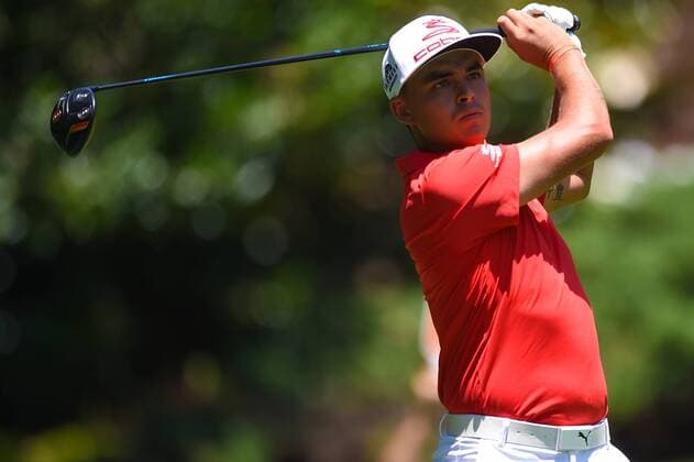 JUN 29, 2017 - Rickie Fowler (USA) tees off at the seventh hole during the opening round at the 2017 Quicken Loans National at the Tournament Players Club in Potomac MD. PGA Golf Herren 2017: Quicken Loans National JUN 29 - ZUMAcjm_ 20170629_zaf_cjm_011 Copyright: xJohnxMiddlebrookx