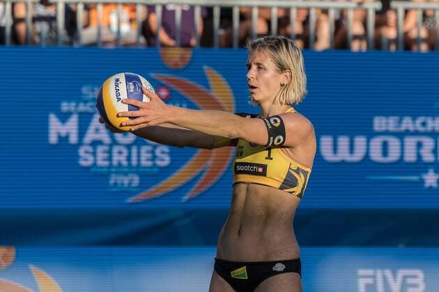 FIVB World Tour - swatch MAJOR SERIES - Porec Major; 29.06.2017 Laura Ludwig (GER); FIVB World Tour - swatch MAJOR SERIES - Porec Major am 29.06.2017,Porec (Kroatien). xPWx