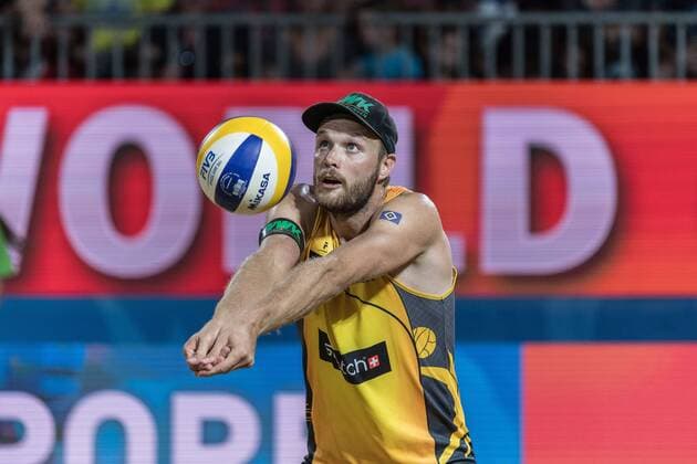 FIVB World Tour - swatch MAJOR SERIES - Porec Major; 29.06.2017 Armin Dollinger (GER); FIVB World Tour - swatch MAJOR SERIES - Porec Major am 29.06.2017,Porec (Kroatien). xPWx