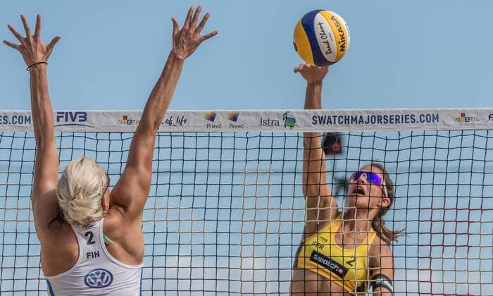 FIVB World Tour - swatch MAJOR SERIES - Porec Major; 29.06.2017 Chantal Laboureur (GER); FIVB World Tour - swatch MAJOR SERIES - Porec Major am 29.06.2017,Porec (Kroatien). xPWx