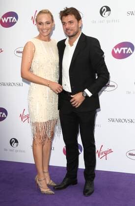 WTA Tennis Damen Pre-Wimbledon Party 2017 London, UK. Donna Vekic and Stan Wawrinka at WTA Pre-Wimbledon Party at Kensington Roof Gardens,London on June 29th 2017. LMK73-J477-300617 