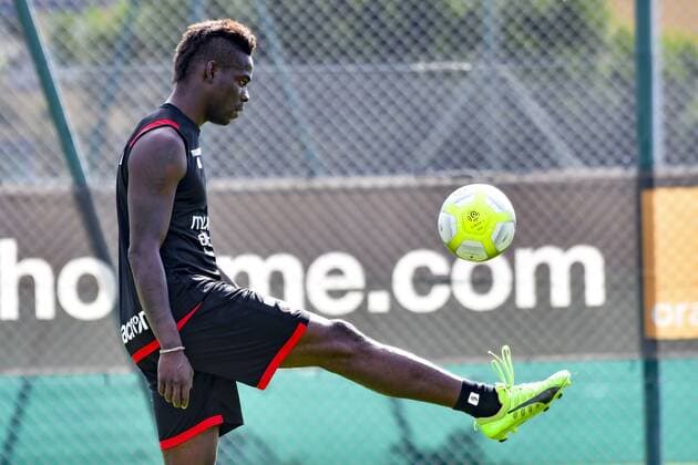 Mario Balotelli (OGC Nice) FOOTBALL : Reprise de l entrainement de l OGC Nice - 30 06 2017 NorbertScanella Panoramic 