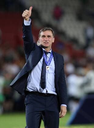 U21, EM, Finale, Deutschland - Spanien Germany s Stefan Kuntz celebrates during the UEFA Under 21 Final at the Stadion Cracovia in Krakow. Picture date 30th June 2017. Picture credit should read: David Klein Sportimage EDITORIAL USE ONLY. No use with unauthorised audio, video, data, fixture lists, club league logos or live services. Online in-match use limited to 120 images, no video emulation. No use in betting, games or single club league player publications.