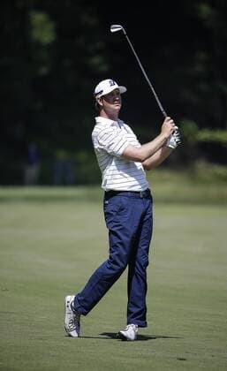 POTOMAC, MD - JUNE 30: Hudson Swafford during the second round of the Quicken Loans National on June 30, 2017 at TPC Potomac at Avenel Farm in Potomac, MD.(Photo by Justin Cooper Icon Sportswire) GOLF: JUN 30 PGA Golf Herren - Quicken Loans National - Second Round Icon170630016 EDITORIAL USE ONLY