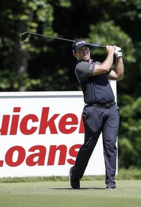 POTOMAC, MD - JUNE 30: Daniel Summerhays during the second round of the Quicken Loans National on June 30, 2017 at TPC Potomac at Avenel Farm in Potomac, MD.(Photo by Justin Cooper Icon Sportswire) GOLF: JUN 30 PGA Golf Herren - Quicken Loans National - Second Round Icon170630020 EDITORIAL USE ONLY