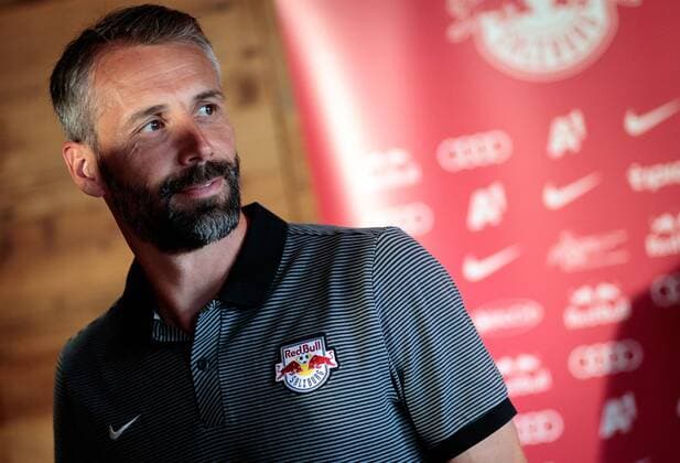 29.06.2017, Hotel Forsthofgut, Leogang, AUT, 1. FBL, FC Red Bull Salzburg, Medientag, im Bild Trainer Marco Rose (FC Red Bull Salzburg) Coach Marco Rose (FC Red Bull Salzburg) during the Mediaday of Austrian Bundesliga Club FC Red Bull Salzburg at the Hotel Forsthofgut in Leogang, Austria on 2017 06 29. Leogang  EP_fei  