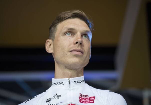 Tony MARTIN (GER Team Katusha Alpencin, KAT) offizielle Teampraesentation auf dem Burgplatz in Duesseldorf Deutschland am 29.07.2017. Tour de France 2017, vom 01.07. - 23.07.2017 in Frankreich.