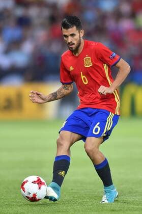 Dani Ceballos during the UEFA European Under-21 final match between Germany and Spain on June 30, 2017 in Krakow, Poland. 