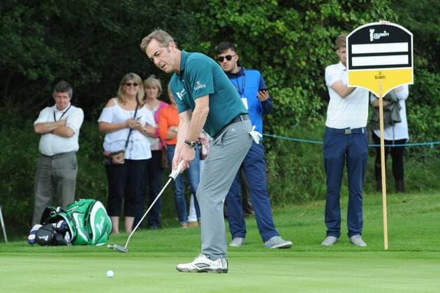 July 1, 2017 - Newport, Gwent, Wales - London, UK, Actor James Nesbitt during The 2017 Celebrity Cup golf tournament at the Celtic Manor Resort, Newport, South Wales. The 2017 Celebrity Cup  - ZUMAl94_ 79332487st Copyright: xJeffxThomasx