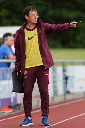 Freiberg am Neckar Fußball Testspiel SGV Freiberg vs. U20 Auswahl China, Trainer Sun JiHai (China)
