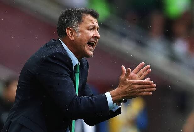 MOSCOW, RUSSIA â€“ JULY 2, 2017: Mexico head coach Juan Carlos Osorio attends their 2017 FIFA Confederations Cup third place football match against Portugal at Otkrytie Arena. Sergei Savostyanov TASS  TS055C60