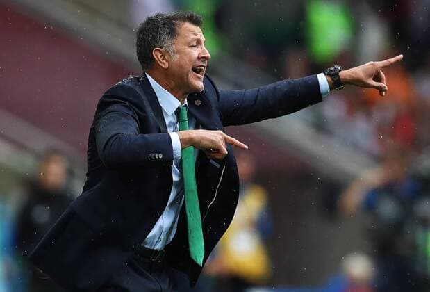 MOSCOW, RUSSIA â€“ JULY 2, 2017: Mexico head coach Juan Carlos Osorio attends their 2017 FIFA Confederations Cup third place football match against Portugal at Otkrytie Arena. Sergei Savostyanov TASS  TS055C67