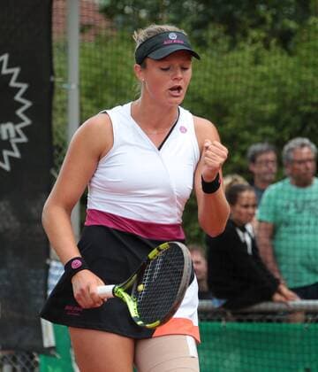Stuttgart, Tennis Internationale Württembergische Damen-Tennis Meisterschaften: Finale, Anna Zaja (GER) jubelt, Jubel