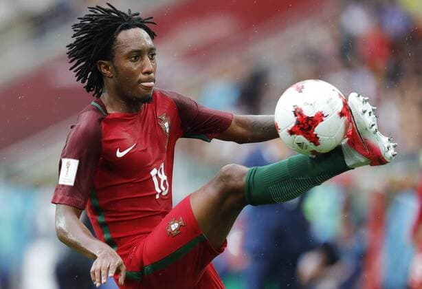 MOSCOW, RUSSIA â€“ JULY 2, 2017: Portugalâ€™s Gelson Martins in their 2017 FIFA Confederations Cup third place football match against Mexico at Otkrytie Arena. Mikhail Japaridze TASS  TS055C81