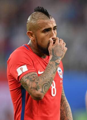 FUSSBALL FIFA Confed Cup 2017 FINALE IN ST. PETERSBURG Chile - Deutschland 02.07.2017 Arturo VIDAL (Chile) 