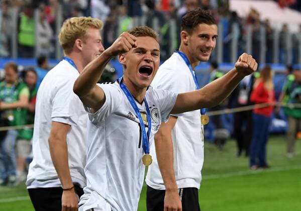 FUSSBALL FIFA Confed Cup 2017 FINALE IN ST. PETERSBURG Chile - Deutschland 02.07.2017 Deutschland gewinnt den Confed Cup 2017: Joshua KIMMICH 