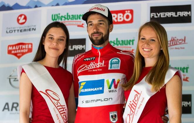 CYCLING - Tour of Austria 2017 VIENNA,AUSTRIA,03.JUL.17 - CYCLING - Tour of Austria, stage 1, Graz - Vienna, award ceremony. Image shows Markus Eibegger (AUT Team Felbermayr Simplon Wels). GEPAxpictures xPhilippxBrem