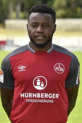 03.07.2017 - 1. FC Nürnberg FCN Club - 2. Fußball Bundesliga BL - Saison 2017 2018 - Fototermin Porträttermin Portraittermin - - Edgar Salli (7, 1. FC Nürnberg FCN ) - Einzelbild Einzelfoto Portrait Porträt Kopfbild