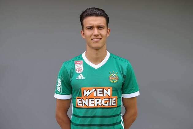 SOCCER - BL, Rapid, team photoshooting WINDISCHGARSTEN,AUSTRIA,03.JUL.17 - SOCCER - tipico Bundesliga, SK Rapid Wien, team photo shooting. Image shows Dejan Ljubicic (Rapid). Keywords: Wien Energie. GEPAxpictures xChristianxWalgram