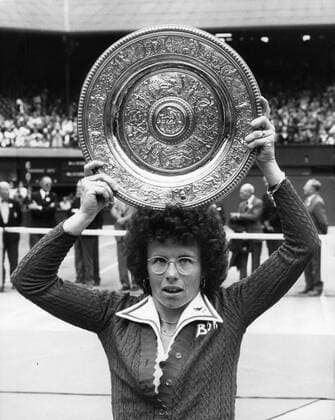 July 4, 1975 - London, England, U.K. - BILLIE JEAN KING (USA) wins Wimbledon Title for the sixth time, she beat Evonne Cawley (AUS), it was her last singles match at Wimbledon. London United Kingdom  - ZUMAk09 July 4 1975 London England U K Billie Jean King USA Wins Wimbledon Title for The sixth Time She Beat Evonne Cawley out IT what her Load Singles Match AT Wimbledon London United Kingdom ZUMAk09 July 4 1975 London England U K BILLIE JEAN KING USA wins Wimbledon Title for the sixth tim imago 61881855