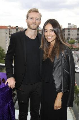 Andre Schürrle mit Freundin Anna Sharypova beim Thomas Sabo Press Cocktail auf der Berlin Fashion Week Spring Summer 2018 im China Club. Berlin, 05.07.2017 Foto:xS.xGabschx xFuturexImage