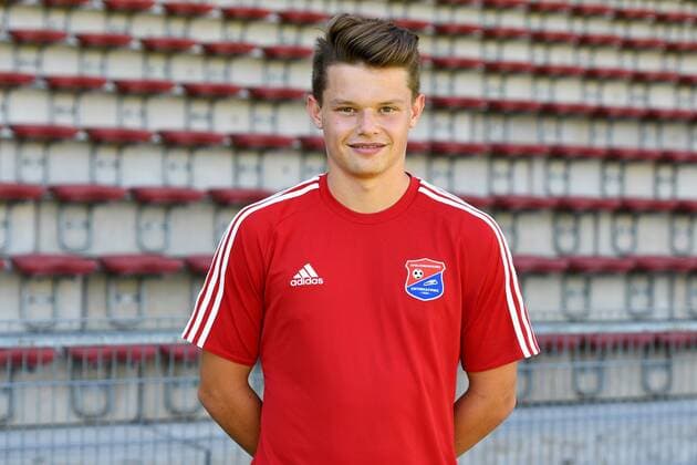 Tim Schels (Unterhaching, 32) Einzelbild, Aktion, Action, Porträt, Portrait, Fußball, GER, 3.Liga, Porträttermin 2017 2018, SpVgg Unterhaching, xslx