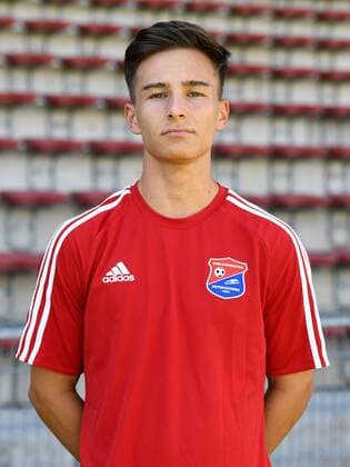 Mark Zettl (Unterhaching, 30) Einzelbild, Aktion, Action, Porträt, Portrait, Fußball, GER, 3.Liga, Porträttermin 2017 2018, SpVgg Unterhaching, xslx