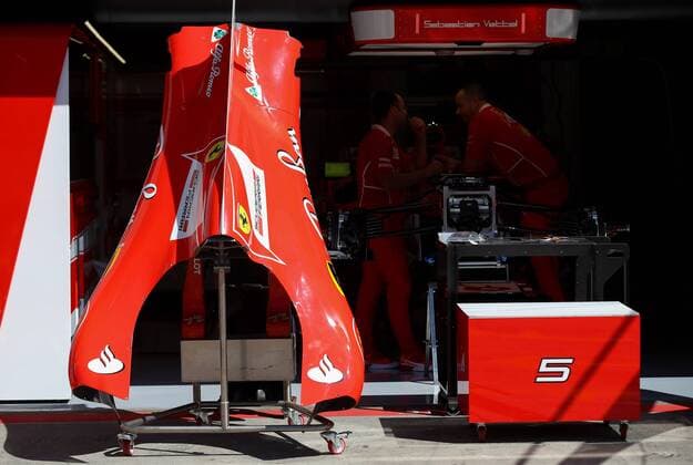 FORMULA 1 - GP of Austria 2017 SPIELBERG,AUSTRIA,06.JUL.17 - MOTORSPORTS, FORMULA 1 - Grand Prix of Austria, Red Bull Ring, preview. Image shows the garage of Sebastian Vettel (GER Ferrari). GEPAxpictures xChristianxWalgram