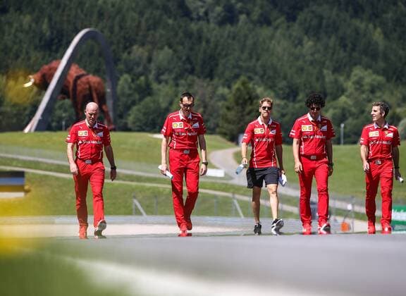 FORMULA 1 - GP of Austria 2017 SPIELBERG,AUSTRIA,06.JUL.17 - MOTORSPORTS, FORMULA 1 - Grand Prix of Austria, Red Bull Ring, preview. Image shows Sebastian Vettel (GER Ferrari). GEPAxpictures xDanielxGoetzhaber