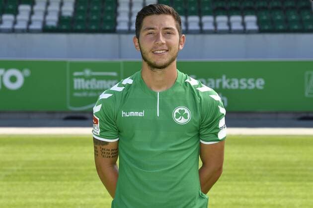 06.07.2017 - SpVgg Spielvereinigung Greuther Fürth Kleeblatt - 2. Fußball Bundesliga BL - Saison 2017 2018 - Fototermin Porträttermin Portraittermin - - Maximilian Wittek (3, SpVgg Greuther Fürth ) Einzelbild Einzelfoto Portrait Porträt Kopfbild