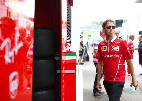 FORMULA 1 - GP of Austria 2017 SPIELBERG,AUSTRIA,06.JUL.17 - MOTORSPORTS, FORMULA 1 - Grand Prix of Austria, Red Bull Ring, preview. Image shows Sebastian Vettel (GER Ferrari). GEPAxpictures xDanielxGoetzhaber