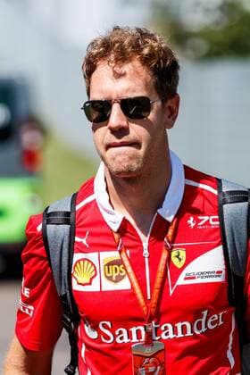 Sebastian Vettel (Scuderia Ferrari) kommt an die Strecke, Grosser Preis von Oesterreich 2017, Rennen, Motorsport, Formel 1, 06.07.2017, Spielberg Copyright: xNeis Eibner-Pressefotox EP_ANS