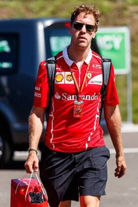 Sebastian Vettel (Scuderia Ferrari) kommt an die Strecke, Grosser Preis von Oesterreich 2017, Rennen, Motorsport, Formel 1, 06.07.2017, Spielberg Copyright: xNeis Eibner-Pressefotox EP_ANS