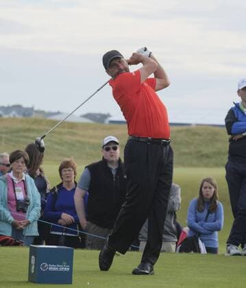July 6th 2017, Portstewart Golf Club, Portstewart, Northern Ireland; Dubai Duty Free Irish Open Golf Championship; Day 1; Joe Maria Olazabal (ESP) tees off to start his first round xNigelxCookex  ActionPlus11898237