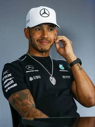 FORMULA 1 - GP of Austria 2017 SPIELBERG,AUSTRIA,06.JUL.17 - MOTORSPORTS, FORMULA 1 - Grand Prix of Austria, Red Bull Ring, press conference PK Pressekonferenz Image shows Lewis Hamilton (GBR Mercedes). GEPAxpictures xDanielxGoetzhaber