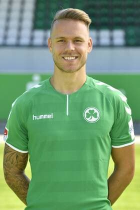 06.07.2017 - SpVgg Spielvereinigung Greuther Fürth Kleeblatt - 2. Fußball Bundesliga BL - Saison 2017 2018 - Fototermin Porträttermin Portraittermin - - Marcel Franke (28, SpVgg Greuther Fürth ) Einzelbild Einzelfoto Portrait Porträt Kopfbild