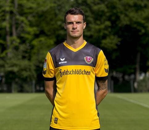 Fußball, 2. Bundesliga, Saison 2017 2018, SG Dynamo Dresden, Porträttermin, (06.07.2017). Philip Heise. RM001