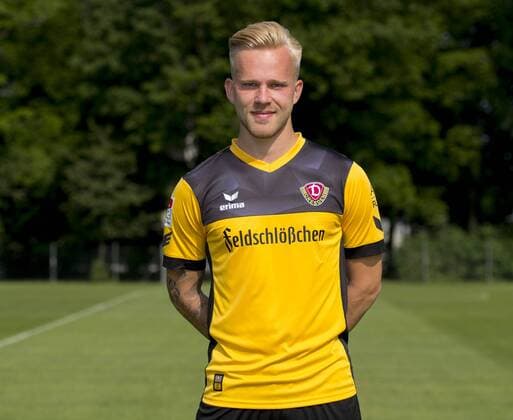 Fußball, 2. Bundesliga, Saison 2017 2018, SG Dynamo Dresden, Porträttermin, (06.07.2017). Marcel Hilßner. RM001