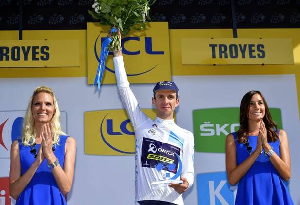 TROYES, FRANCE - JULY 6 : YATES Simon (GBR) Rider of Orica - Scott Team during stage 6 of the 104th edition of the 2017 Tour de France cycling race, a stage of 216 kms between Vesoul and Troyes on July 06, 2017 in Troyes, France, 06 07 2017 CYCLISME : Tour de France 2017 - Etape 6 - Vesoul Troyes - 06 07 2017 Photonews Panoramic 