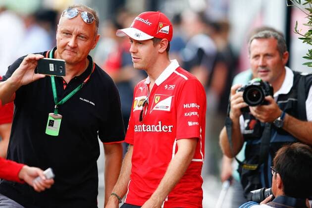 Motorsports: FIA Formula One World Championship WM Weltmeisterschaft 2017, Grand Prix of Austria, 5 Sebastian Vettel (GER, Scuderia Ferrari), Spielberg Austria xHOCHxZWEIx