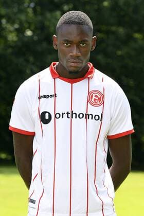 Fußball, 2. BL, Fortuna Düsseldorf Porträttermin Porträt: Fußball, GER, 2.BL, Porträttermin 2017 2018, Fortuna Düsseldorf: Maecky Ngombo (Düsseldorf)