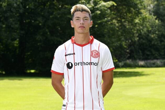 Fußball, 2. BL, Fortuna Düsseldorf Porträttermin Porträt: Fußball, GER, 2.BL, Porträttermin 2017 2018, Fortuna Düsseldorf: Taylan Duman (Düsseldorf)