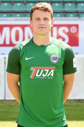 Fußball 3. Liga, Porträttermin 2017 2018 SC Preußen Münster am 06.07.2017 im Preußenstadion in Münster Tobias Rühle Ruehle (Muenster) MT