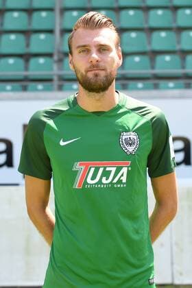 Fußball 3. Liga, Porträttermin 2017 2018 SC Preußen Münster am 06.07.2017 im Preußenstadion in Münster Jeron Al-Hazaimeh (Muenster) MT
