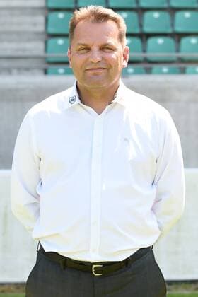 Fußball 3. Liga, Porträttermin 2017 2018 SC Preußen Münster am 06.07.2017 im Preußenstadion in Münster Teammanager Harald Menzel (Muenster) MT