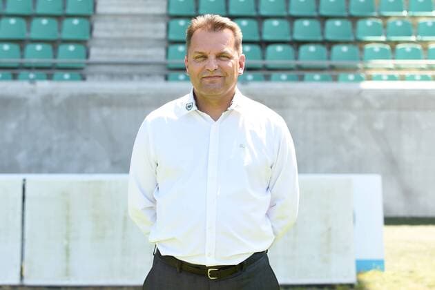 Fußball 3. Liga, Porträttermin 2017 2018 SC Preußen Münster am 06.07.2017 im Preußenstadion in Münster Teammanager Harald Menzel (Muenster) MT