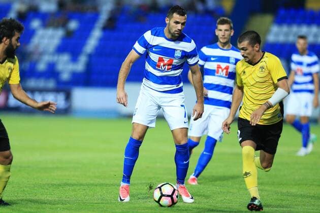 UEFA Europa League, First qualifying round, 2nd leg, NK Osijek - UE Santa Coloma 06.07.2017., stadium Gradski vrt, Osijek, Croatia - UEFA Europa League, First qualifying round, 2nd leg, NK Osijek - UE Santa Coloma. Gabrijel Boban.  DavorxJavorovic PIXSELL
