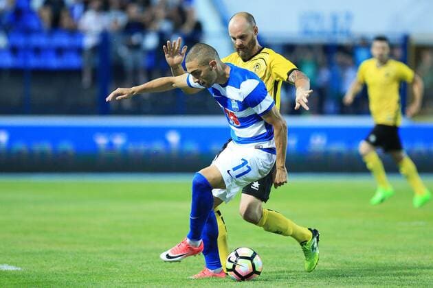 UEFA Europa League, First qualifying round, 2nd leg, NK Osijek - UE Santa Coloma 06.07.2017., stadium Gradski vrt, Osijek, Croatia - UEFA Europa League, First qualifying round, 2nd leg, NK Osijek - UE Santa Coloma. Eros Grezda.  DavorxJavorovic PIXSELL