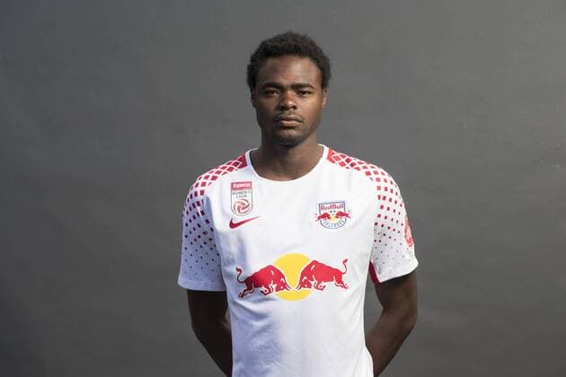 SOCCER - BL, RBS, team photoshooting SALZBURG,AUSTRIA,05.JUL.17 - SOCCER - tipico Bundesliga, Red Bull Salzburg, team photo shooting. Image shows Dimitri Oberlin (RBS). GEPAxpictures xFelixxRoittner