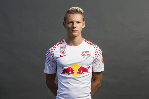 SOCCER - BL, RBS, team photoshooting SALZBURG,AUSTRIA,05.JUL.17 - SOCCER - tipico Bundesliga, Red Bull Salzburg, team photo shooting. Image shows Hannes Wolf (RBS). GEPAxpictures xFelixxRoittner
